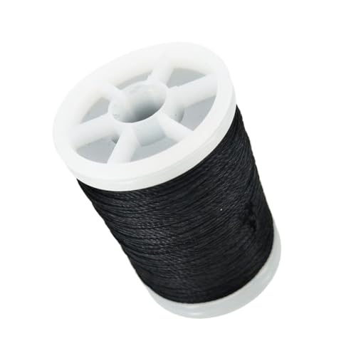 CALLARON アーチェリー弓用保護ロープ 巻 切断可能 耐摩耗性サービングスレッド 弓弦保護 延長寿命用 ブラック