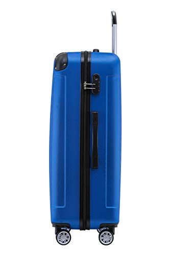 BEIBYE BEIBYE Hartschalen-Koffer Trolley Rollkoffer Reisekoffer Handgepäck 4 Rollen (M-L-XL-Set) (Blau, XL) BEIBYE BEIBYE Hartschalen-Koffer Trolley Rollkoffer Reisekoffer Handgepäck 4 Rollen (M-L-XL-Set) (Blau, XL)