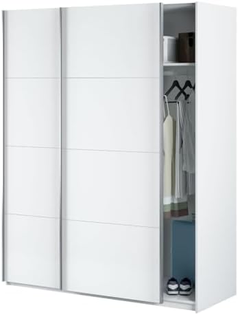 Habitdesign Wardrobe Wardrobe with 2 Sliding Doors, 200 x 150 x 6...