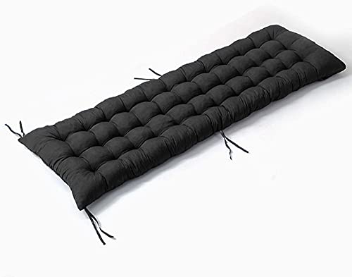 Coussin de banc de jardin 3 places en coton épais touffeté pour terrasse et cuisine