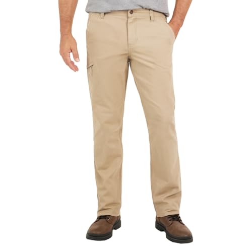 Weatherproof Vintage Men's Relaxed Fit Trevorland Flex Utility Stretch Canvas Pant