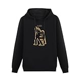comfortable to wear T Rex Electric Warrior Men Cartoon Hoodie Unisex Sweatshirt Casual Pullover Hooded Black M