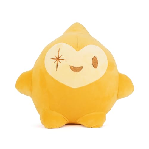 Disney Wish Star 40 cm großes Squishy Plüschtier Mega Star Plüsch geeignet für verträumte Drücken Kuscheln und schlafende Wünsche ab 0 Monaten Gelb
