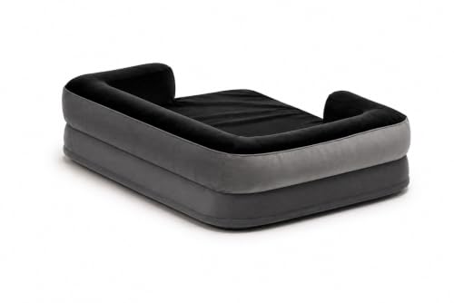 Image of Cutepups Orthopedic Dog Bed Comfortable Dog Mattress for Sleeping, Washable Cover and Non-Slip Bottom Pet Bed for Dogs (XXL Size Black and Grey)