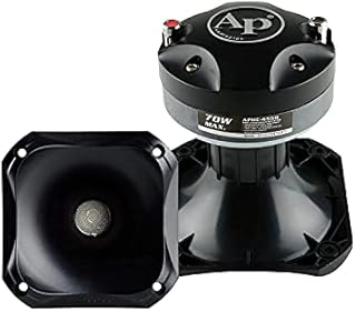 AudioPipe APHC-4550 Car Audio Compression Driver with ABS Horn Combo for High Frequency Vehicle Stereo or Radio Listening, 3.5 Inch