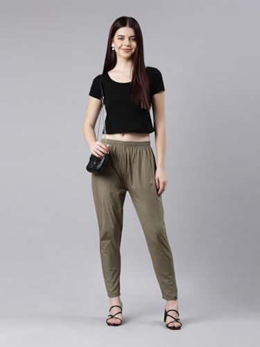 Image of TWIN BIRDS Women Cotton Kurti Pants | Straight Fit Ethnic Daily Trousers