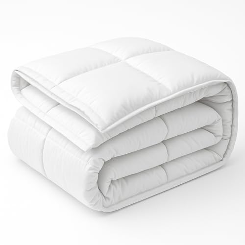 elalmacendelcolchon Relleno nórdico/edredón de Microfibra, Tacto Pluma, otoño-Invierno, 400 gr/m², 150 x 220 cm, para Cama de 80/90 cm - Otros tamaños Disponibles, Color Blanco