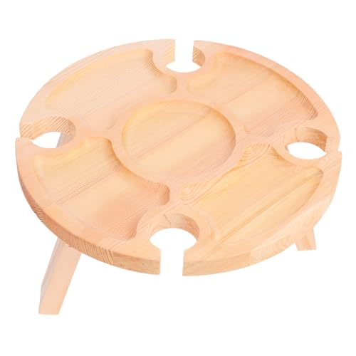 Table compacte repas et vin dotée d'une structure pliante ultra stable