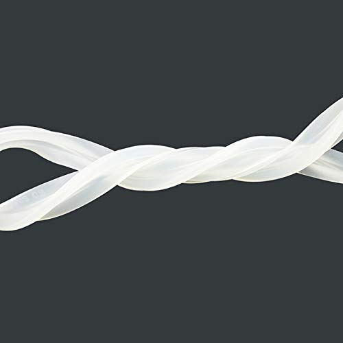 Jdeijfev Joint en Caoutchouc 2 PièCes Autocuiseur à Bague D'éTanchéIté 28Cm de DiamèTre IntéRieur, Blanc Transparent