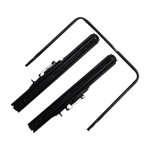 MagiDeal Seat Slider Seat Rails Brackets Kit, High Strength, Vehicle Seat Slide Kit Seat Mounting Track Assembly Kit