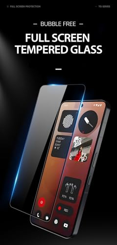 Image of Advanced HD+ Tempered Glass Gorilla Screen Protector Designed for Nothing CMF Phone 1 - Edge to Edge Full Screen Coverage with Easy Installation Kit (Anti-Scratch)