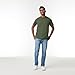 Gildan mens Heavy Cotton T-shirt, Style G5000, Multipack T Shirt, Military Green (3-pack), Medium US