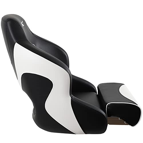 Msc Captain Boat Seat (Black/White) #TOP3