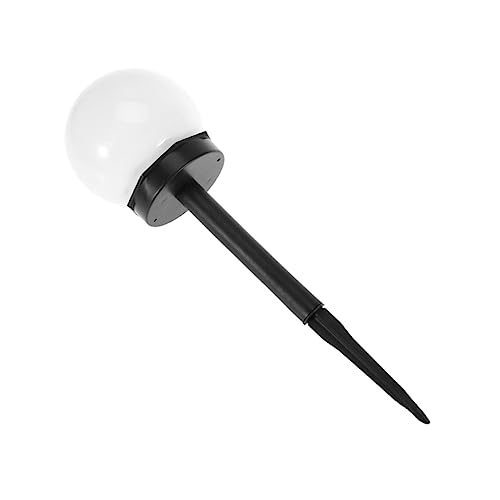 ARTIBETTER 4pcs Solar Courtyard Light Outdoor Landscape Lighting Tool Ground Black Warm Light for Gardens Lawns Walkways Yards and Parks