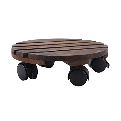 Rouleau pour jardin en bois : déplacez vos pots lourds sans rayer le sol
