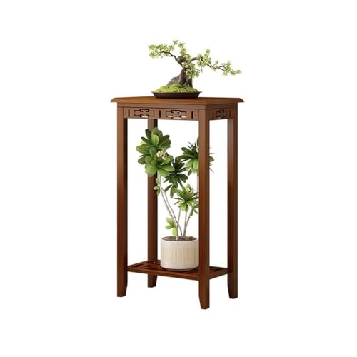 Base de bonsái ligera de bambú con soporte estable para el lateral del sofá del salón 2