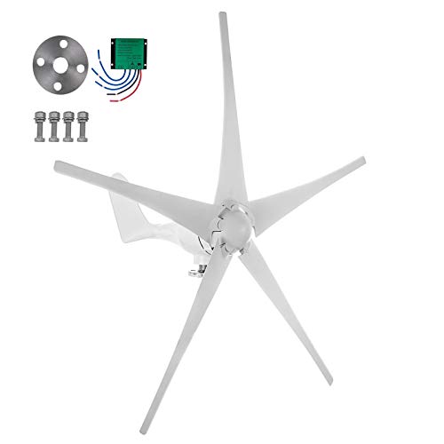 SHZOND 1200W Wind Generator Hybrid Wind Turbine Generator DC 12V Turbine Wind Generator 5 Blades Wind Generator Kit