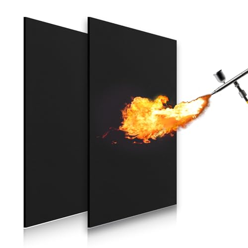 Image of FLASLD 2Pack Welding Blanket 9x12 inch Fireproof Mat Heat Resistant Material Up To 1800F Flame Retardant Fabric Carbon Felt for Grill Stove Pit Soldering Welders Plumbers