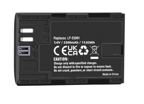 Batería LP-E6NH para Canon EOS R7 ideal para fotografía de viajes y bodas