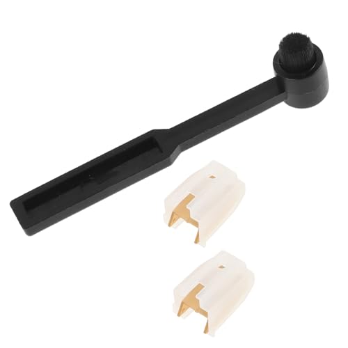 CIMAXIC Turntable Needle Set Record Player Needle Replacement Rhodium Gold Stylus with Brush Record Cleaning Tool Easy Replacement