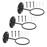 WESIEVYA Wall-Mounted Baseball Holder Rack 21-Piece Set Sports Ball Display Stand for Baseball and Softball Decorative Storage Solution for Sports Enthusiasts