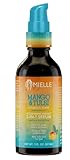 Mielle Organics Mango & Tulsi Nourishing 3-in-1 Hair Serum - Hair & Scalp Serum for Frizz Control, Split Ends & Moisture Balance - Strengthens & Seals Cuticles with Nutrients (12 Fl Oz)