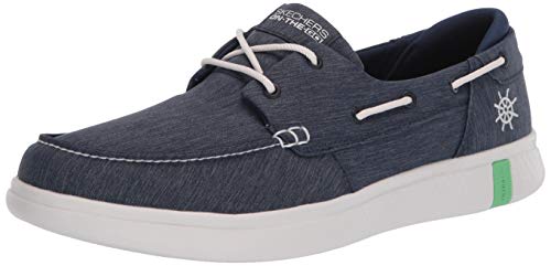 Skechers Performance Glide Ultra-Cruising, Zapatillas Mujer, Multicolor (NVY Gray Textile/Trim), 39 EU