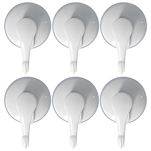 LIYJTK Vacío de pared de pared Fuerte Cuerpo de succión Adhesivo Baño de cocina (Blanco)