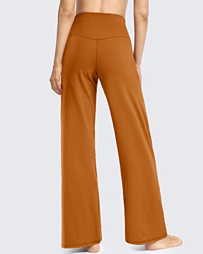 Image of Promover Wide Leg Pants for Woman Yoga Pants with Pockets Stretch