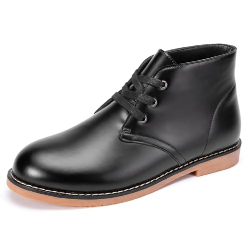 CAMEL CROWN Mens Classic Dress Chukka Boot Casual Leather Boot Ankle Comfortable