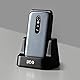 SPC Stella 2 - Mobiles Klapphandy für Senioren, große Tasten, einfach zu bedienen, intelligenter Rufton und intelligente Benachrichtigungen, Ferneinstellung, SOS-Taste, USB-C, 3 Direktspeicher