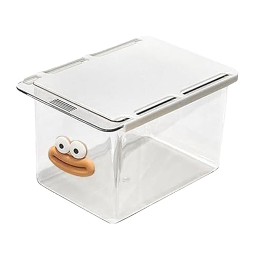 Duroecsain Organizzatore sotto armadio, cassetti per sotto la scrivania, portaoggetti da parete trasparente antipolvere, cassetto sotto il tavolo, fissaggio del cassetto della scrivania per cucina