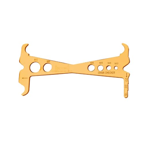 HUANGENG Indicadores de desgaste de cadena de bicicletas, herramienta de reparación de cadena de bicicleta de carretera, herramienta duradera