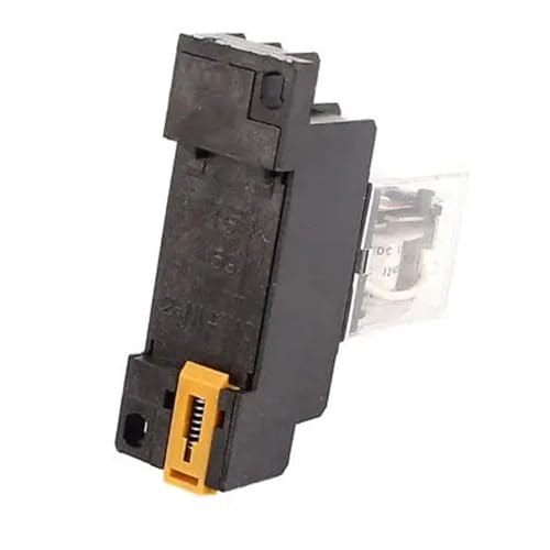 Relé DPDT 12V JQX-13F de 8 pines con base de enchufe incluida 2