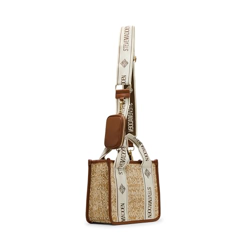 Steve Madden Bwebber Small Straw Satchel2