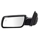 TRQ Left Mirror with Heat with Memory Drivers Side Compatible with 2013-2019 Ford Flex FO1320622