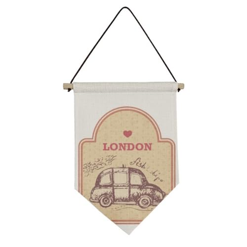 Drapeau britannique en toile idéal pour créer un salon style pub londonien chez soi