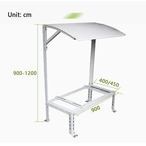 Support de traitement d'air extérieur robuste avec auvent de protection