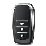 LadyCent 1 Coque de clé de Voiture, pour Toyota Camry RAV4 Highlander Prado Corolla Rezi Crown, modèle 3 Sedan