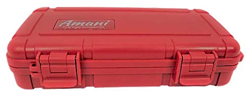 Amani Red 5 Stick Cigar Travel Humidor
