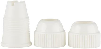 Ateco 3-Piece Medium Pastry Bag Coupler Set, de plástico