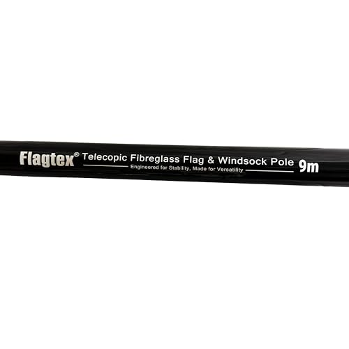 Mât télescopique pour drapeaux 9m stable avec ferrures métal - 3