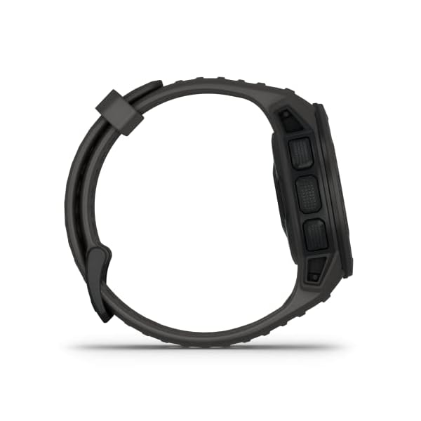Garmin Instinct, Rugged Outdoor Watch with GPS, Features GLONASS and Galileo, Heart Rate Monitoring and 3-axis Compass, Graphite - Image 5