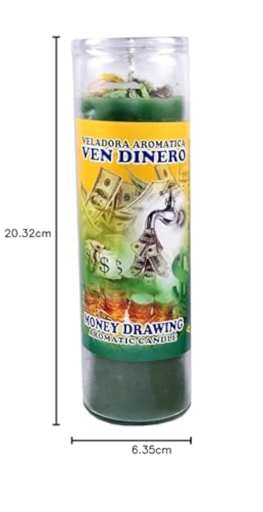 Money Drawing Candle, VELADORA Cocktail