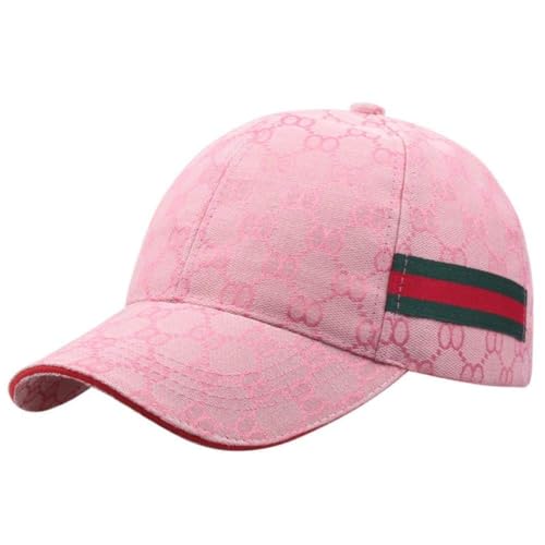 Casquette de Baseball Tendance Mode Casquette de Baseball Coton Bonnet pour Hommes et Femmes Rose...