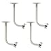 VideoSecu 4 Pack Security Camera Wall Ceiling Mount Brackets Tilt Swivel Stand for Some Mini Projector, CCTV DVR Camera, Home Surveillance System with 1/4