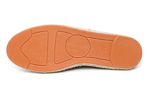 Image of Altxic Men's Closed Toe Comfortable Canvas Slip on Flat Espadrilles