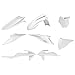 90913 Polisport Plastic Body Kit White Ktm