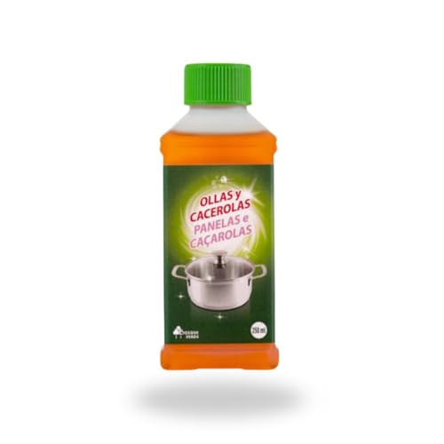 BOSQUE VERDE Limpiador para Ollas y Cacerolas, Líquido, 250 ml