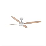 sin luz Ventilador extragrande motor DC Kudari Blanco LEDS-C4